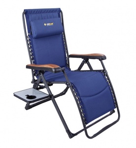 oztrail sun lounge hayman with side table